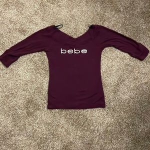 3/4 sleeve BEBE shirt
